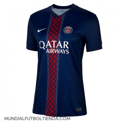 Camiseta Paris Saint-Germain Khvicha Kvaratskhelia #7 Primera Equipación Replica 2025-26 para mujer mangas cortas Camiseta Paris Saint-Germain Khvicha Kvaratskhelia #7 Primera Equipación Replica 2025-26 para mujer mangas cortas